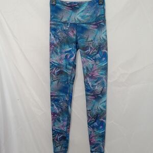 Ivivva By Lululemon Girls Leggings Size 14 EUC Muticolor Brushed Pattern